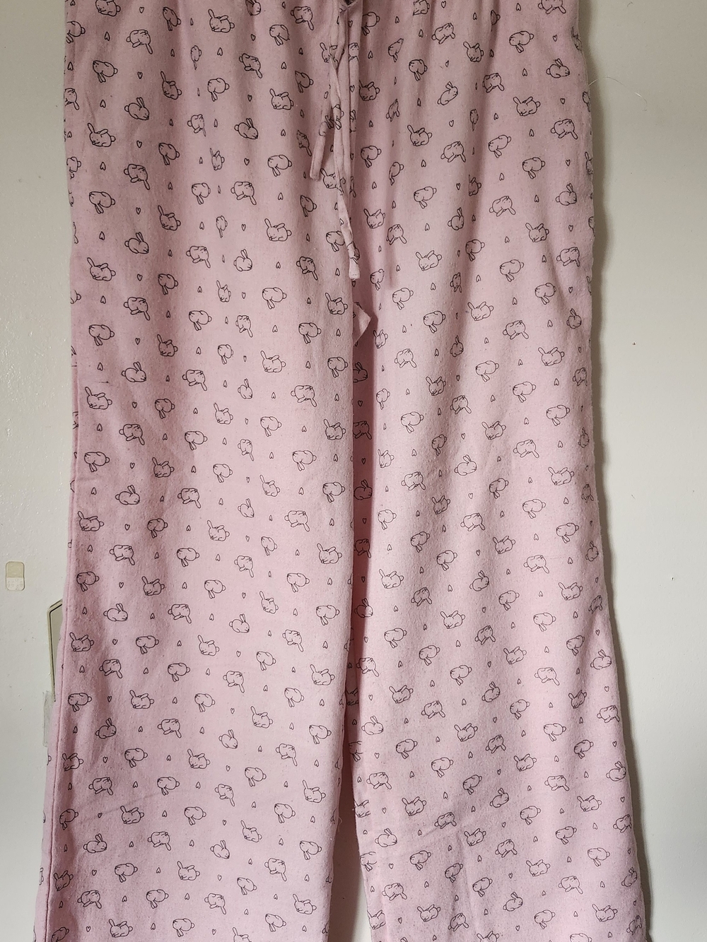 Cozy Pink Printed Sleep Pants with Drawstring Waist